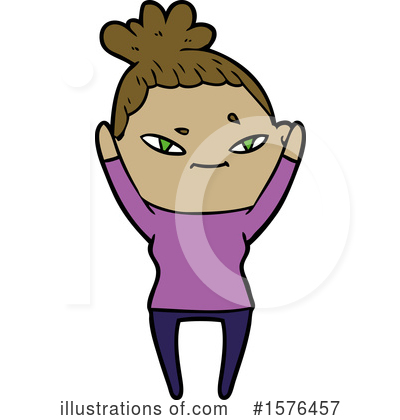 Royalty-Free (RF) Woman Clipart Illustration by lineartestpilot - Stock Sample #1576457