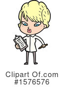 Woman Clipart #1576576 by lineartestpilot