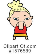 Woman Clipart #1576589 by lineartestpilot
