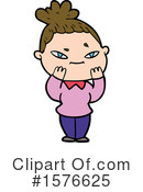 Woman Clipart #1576625 by lineartestpilot