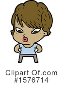 Woman Clipart #1576714 by lineartestpilot