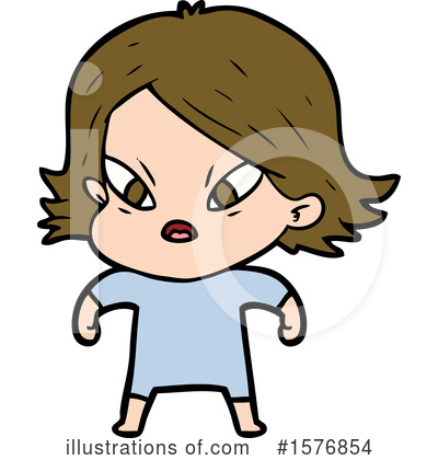 Royalty-Free (RF) Woman Clipart Illustration by lineartestpilot - Stock Sample #1576854