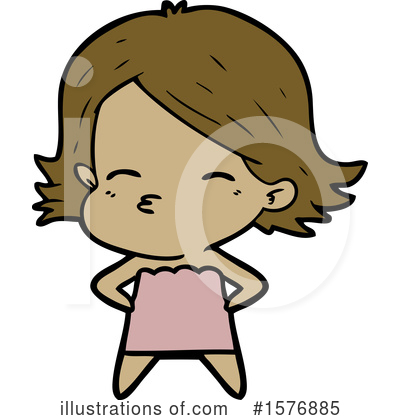 Royalty-Free (RF) Woman Clipart Illustration by lineartestpilot - Stock Sample #1576885