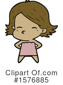 Woman Clipart #1576885 by lineartestpilot
