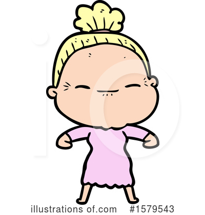 Royalty-Free (RF) Woman Clipart Illustration by lineartestpilot - Stock Sample #1579543
