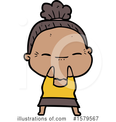 Royalty-Free (RF) Woman Clipart Illustration by lineartestpilot - Stock Sample #1579567