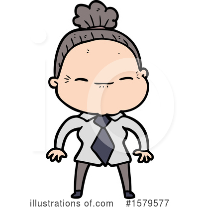 Royalty-Free (RF) Woman Clipart Illustration by lineartestpilot - Stock Sample #1579577