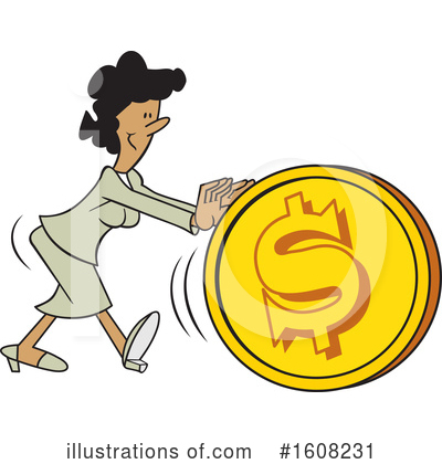 Royalty-Free (RF) Woman Clipart Illustration by Johnny Sajem - Stock Sample #1608231