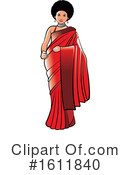 Woman Clipart #1611840 by Lal Perera
