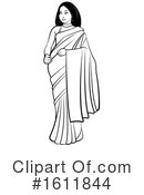 Woman Clipart #1611844 by Lal Perera