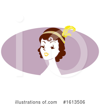 Flapper Clipart #1613506 by BNP Design Studio