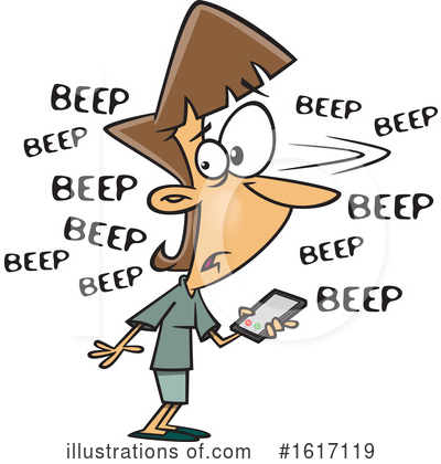 Telephone Clipart #1617119 by toonaday