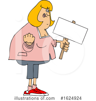 Protester Clipart #1624924 by djart