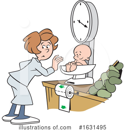 Baby Clipart #1631495 by Johnny Sajem
