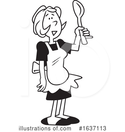 Royalty-Free (RF) Woman Clipart Illustration by Johnny Sajem - Stock Sample #1637113