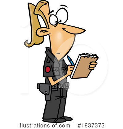Policeman Clipart #1637373 by toonaday