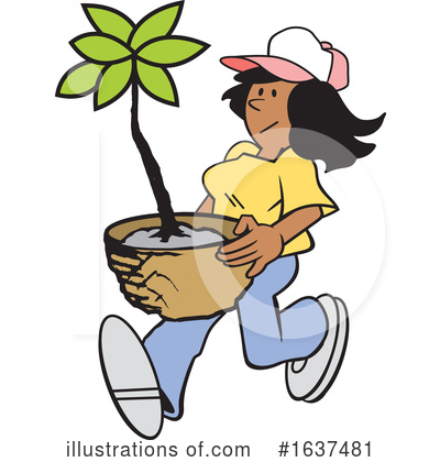 Gardening Clipart #1637481 by Johnny Sajem