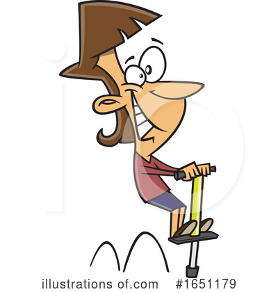Pogo Stick Clipart #1651179 by toonaday