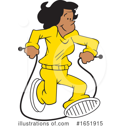Jumping Rope Clipart #1651915 by Johnny Sajem
