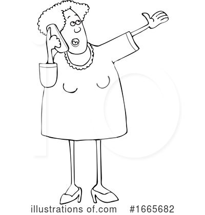 Royalty-Free (RF) Woman Clipart Illustration by djart - Stock Sample #1665682