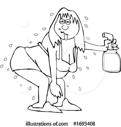 Hot Flashes Clipart #1693408 by djart