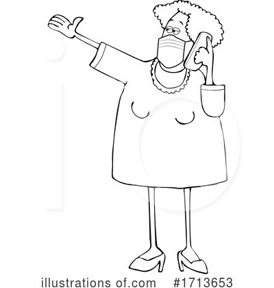Royalty-Free (RF) Woman Clipart Illustration by djart - Stock Sample #1713653
