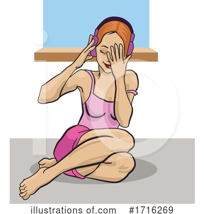 Royalty-Free (RF) Woman Clipart Illustration by David Rey - Stock Sample #1716269