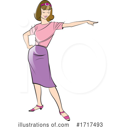 Royalty-Free (RF) Woman Clipart Illustration by Lal Perera - Stock Sample #1717493