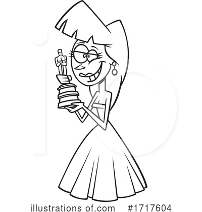 Royalty-Free (RF) Woman Clipart Illustration by toonaday - Stock Sample #1717604