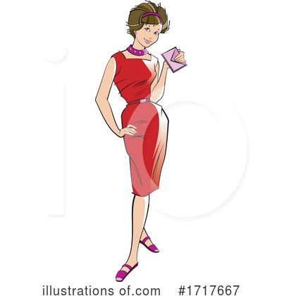 Royalty-Free (RF) Woman Clipart Illustration by Lal Perera - Stock Sample #1717667