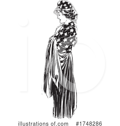 Royalty-Free (RF) Woman Clipart Illustration by JVPD - Stock Sample #1748286