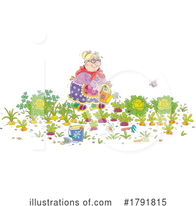 Watering Can Clipart #1791815 by Alex Bannykh