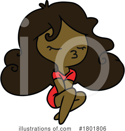 Black Woman Clipart #1801806 by lineartestpilot