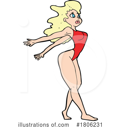 Royalty-Free (RF) Woman Clipart Illustration by lineartestpilot - Stock Sample #1806231