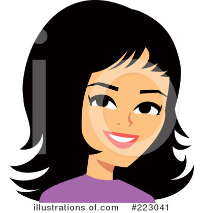Royalty-Free (RF) Woman Clipart Illustration by Monica - Stock Sample #223041