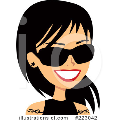 Royalty-Free (RF) Woman Clipart Illustration by Monica - Stock Sample #223042