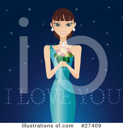 Royalty-Free (RF) Woman Clipart Illustration by Melisende Vector - Stock Sample #27409