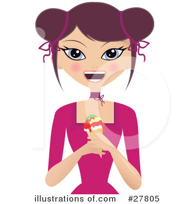 Royalty-Free (RF) Woman Clipart Illustration by Melisende Vector - Stock Sample #27805