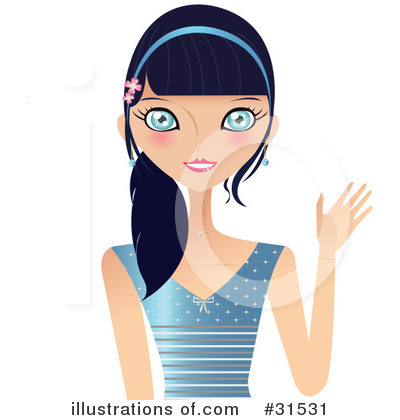 Royalty-Free (RF) Woman Clipart Illustration by Melisende Vector - Stock Sample #31531