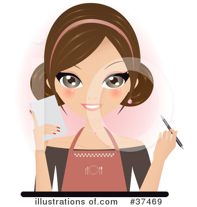 Royalty-Free (RF) Woman Clipart Illustration by Melisende Vector - Stock Sample #37469