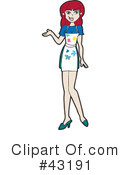 Woman Clipart #43191 by Dennis Holmes Designs