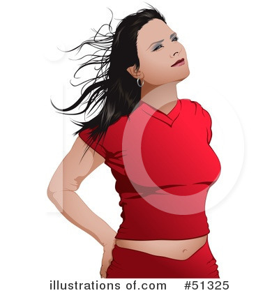 Royalty-Free (RF) Woman Clipart Illustration by dero - Stock Sample #51325