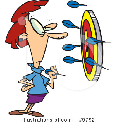 Dartboard Clipart #5792 by toonaday