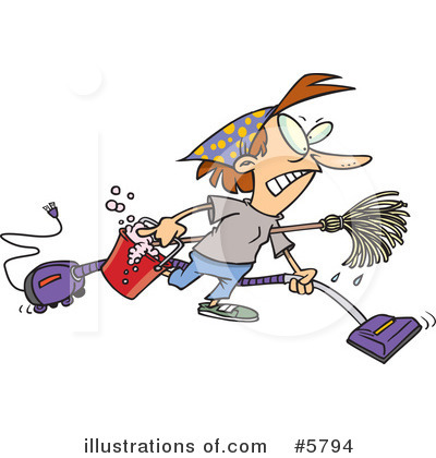 House Cleaning Clipart #5794 by toonaday