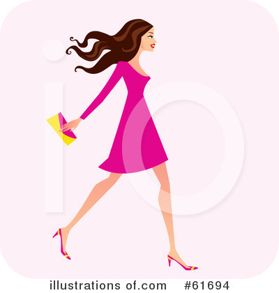 Royalty-Free (RF) Woman Clipart Illustration by Monica - Stock Sample #61694