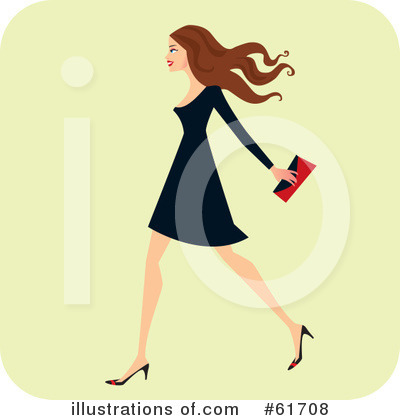 Royalty-Free (RF) Woman Clipart Illustration by Monica - Stock Sample #61708