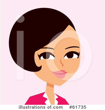Royalty-Free (RF) Woman Clipart Illustration by Monica - Stock Sample #61735