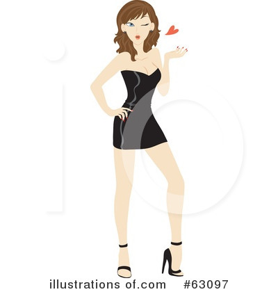 Royalty-Free (RF) Woman Clipart Illustration by Rosie Piter - Stock Sample #63097