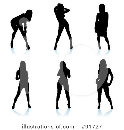 Royalty-Free (RF) Woman Clipart Illustration by michaeltravers - Stock Sample #91727