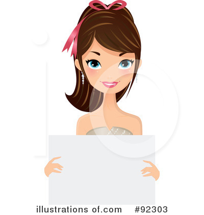 Royalty-Free (RF) Woman Clipart Illustration by Melisende Vector - Stock Sample #92303